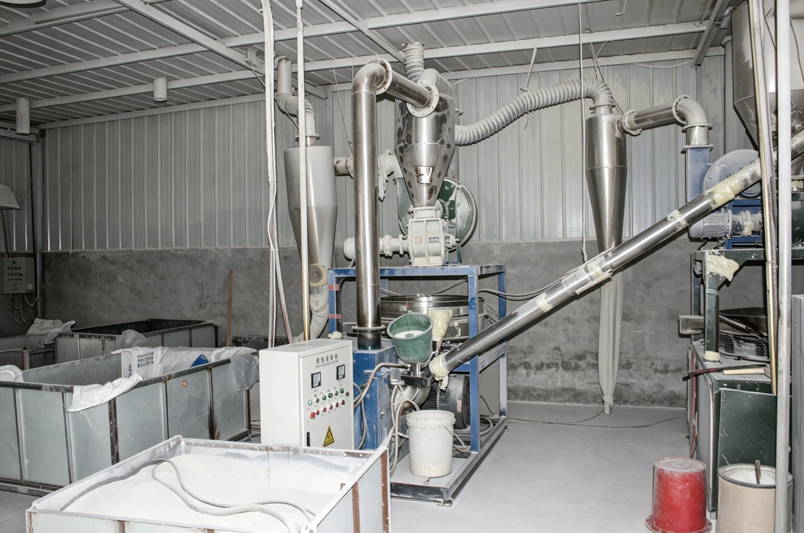 industrial‑rubber‑grinding‑machine‑complete‑production‑system‑inside‑plant